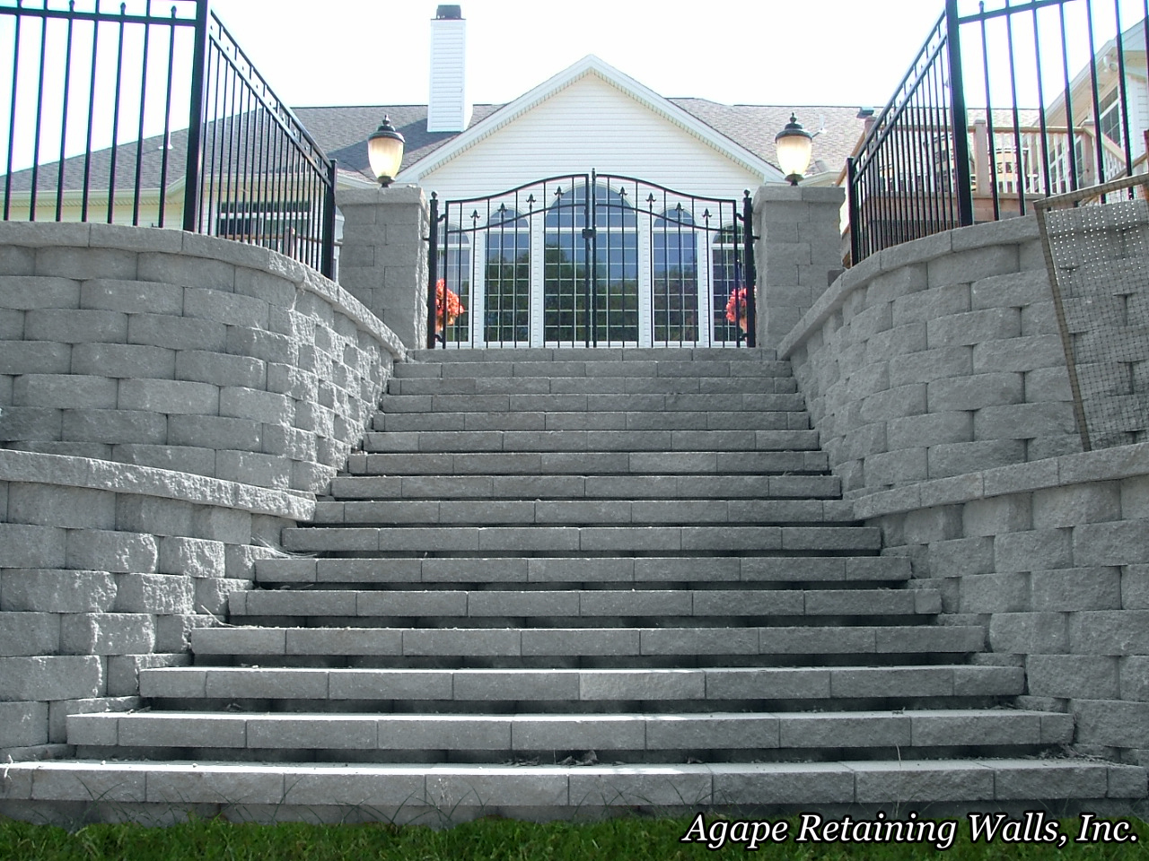 Grand Staircase designed & installed by Agape Retaining